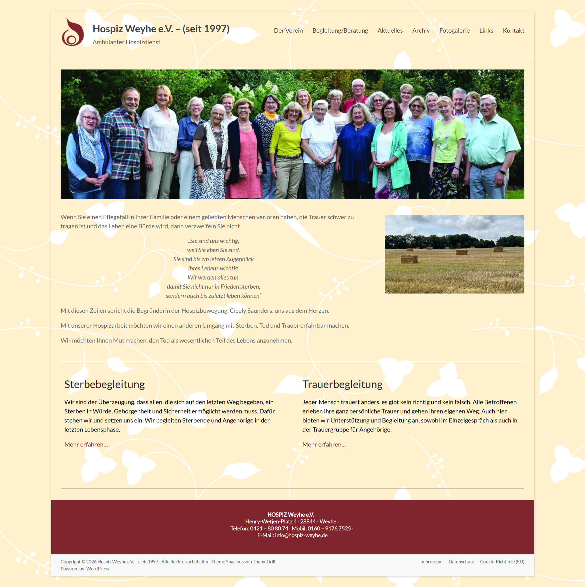 Hospizverein Weyhe - hospiz-weyhe.de Hospizverein Weyhe - hospiz-weyhe.de